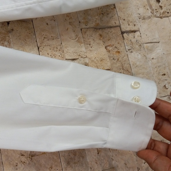 CHEROKEE Boys Dress Long Sleeve Shirt White Sz XL ( 16 ) - Picture 6 of 11